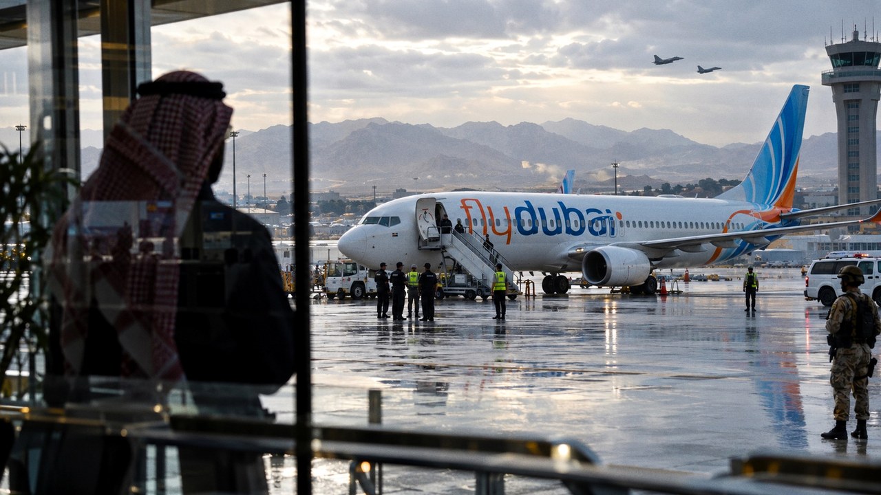 Axt-Angriff im Cockpit zwingt Flydubai-Maschine zur Notlandung