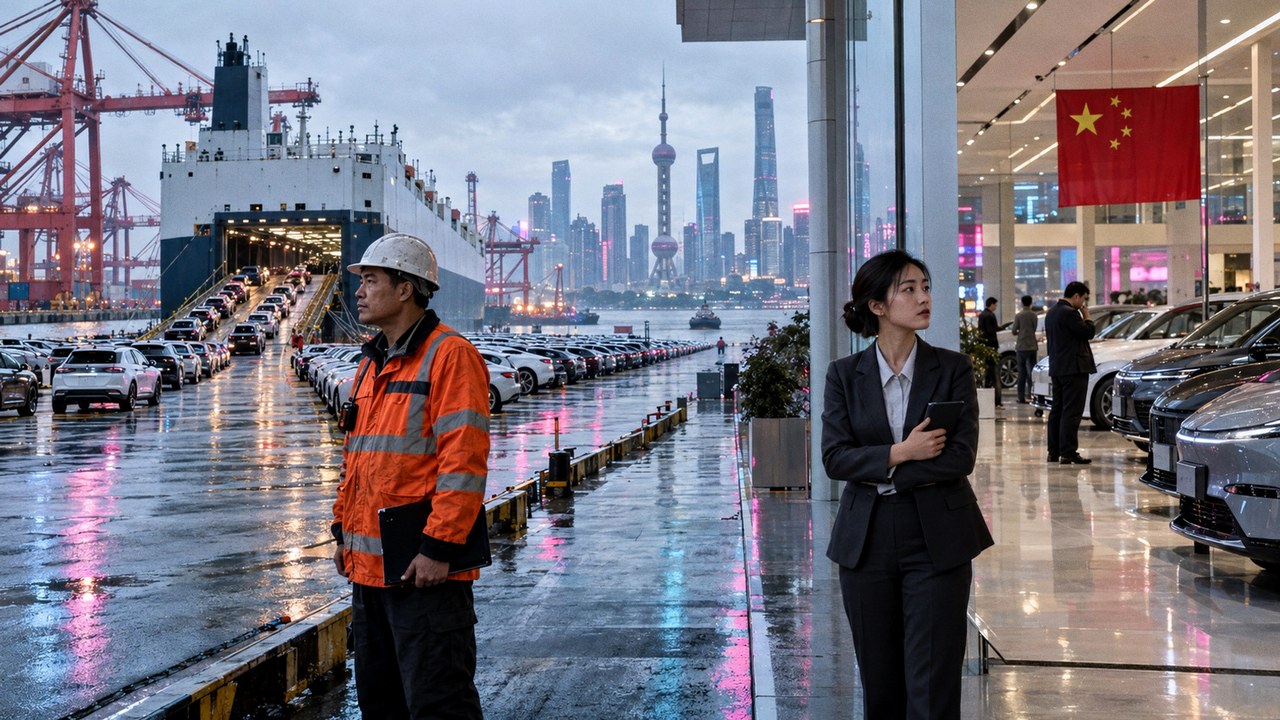Chinas Autoexporte steigen um fast 74 Prozent