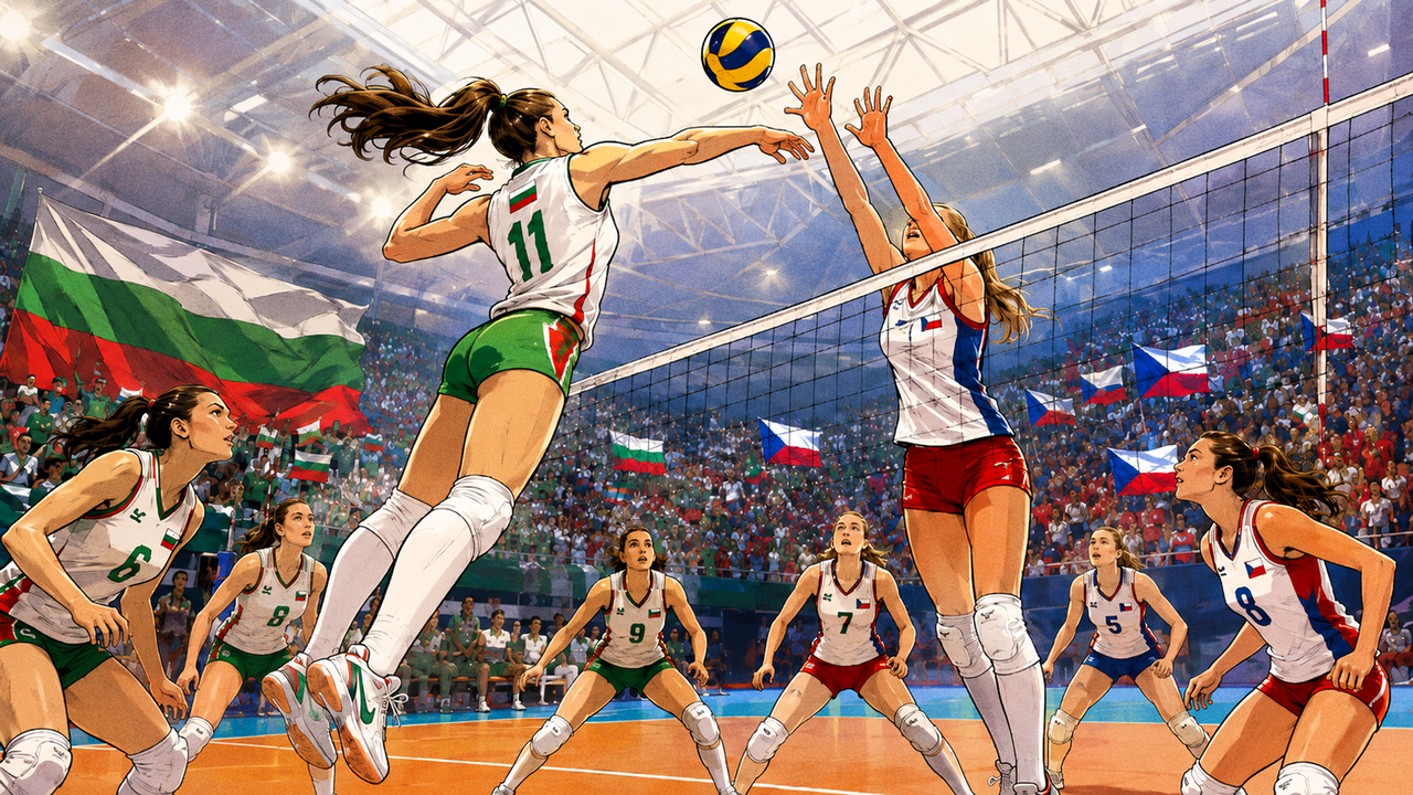 Bulgariens Volleyballerinnen trotzen Niederlage gegen Tschechien und erreichen EM-Achtelfinale