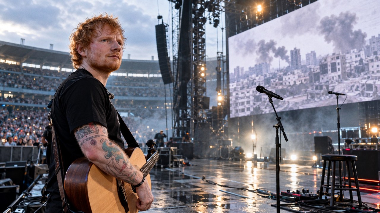 Ed Sheeran drops Macklemore from tour over Gaza remarks