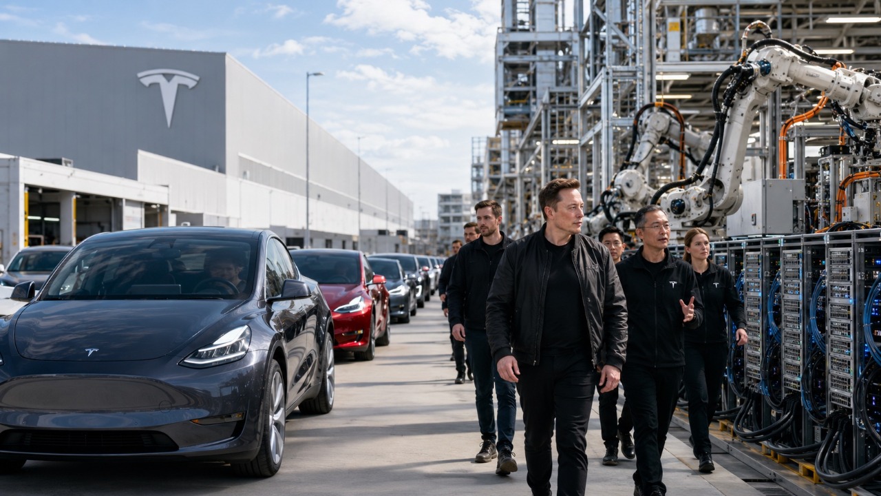 Tesla’s Record Deliveries Collide With the Cost of Its AI Bet