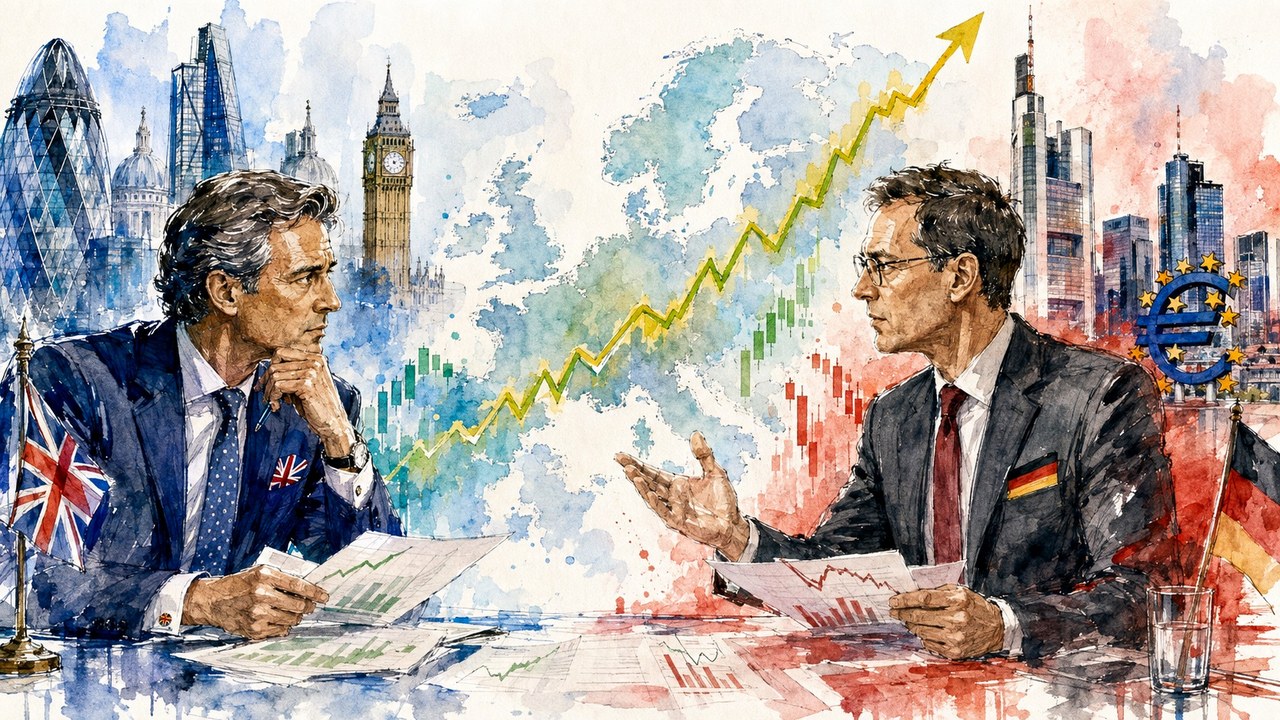 STOXX 600 markiert Rekord, während der DAX nachgibt